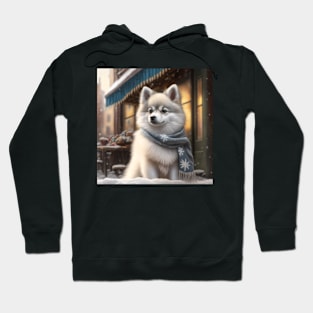 Pomsky In The Snow Hoodie